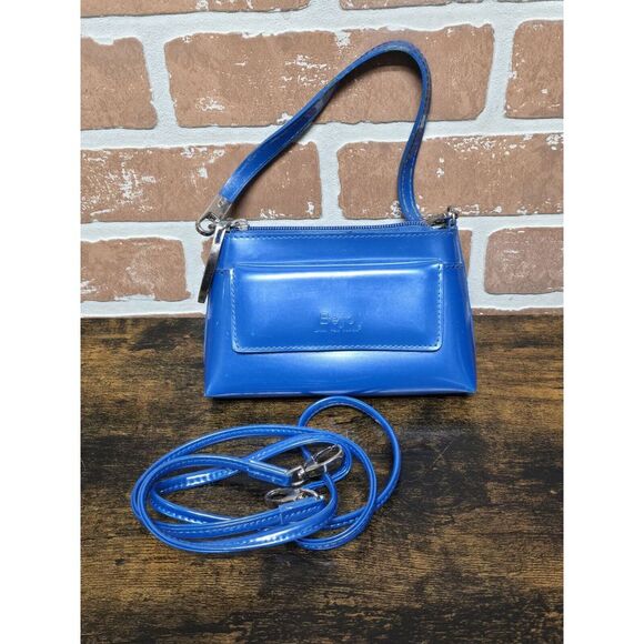 Beijo‎ Purse Blue Small Crossbody Bag With Pockets - Picture 1 of 13